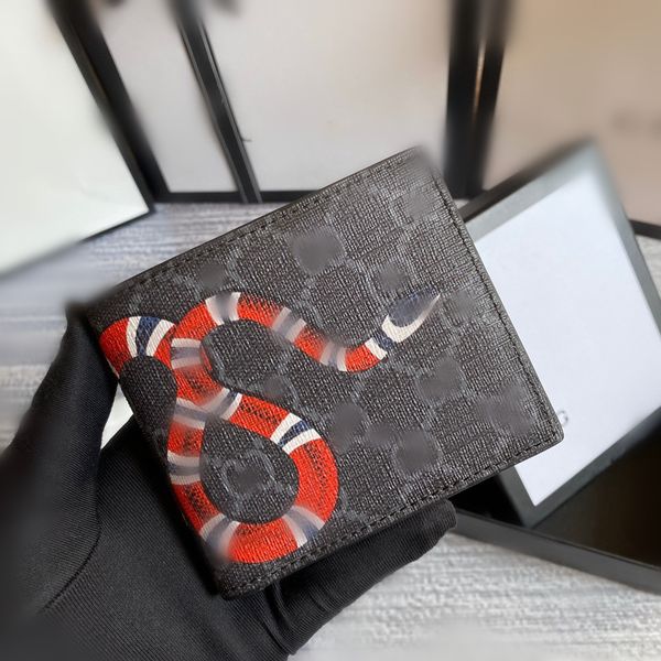 men animal short wallet leather black snake tiger bee wallets women long style luxury purse card holders with box, Red;black
men animal short wallet leather black snake tiger bee wallets women long style luxury purse card holders with box, Red;black