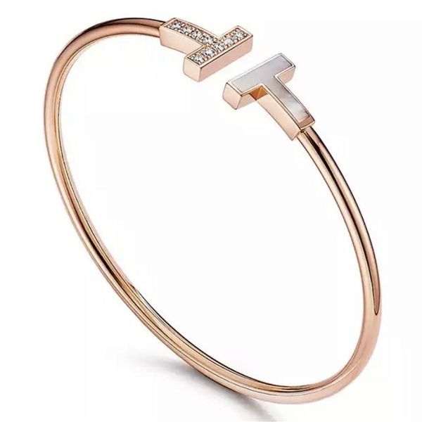 double t wristband bangle white fritillaria women's bracelet 17cm open designer bracelets adjustment silver rose 209d, Black
double t wristband bangle white fritillaria women's bracelet 17cm open designer bracelets adjustment silver rose 209d, Black