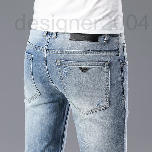 men's jeans designer chiamania fashion brand elastic spring men's jeans slim fit casual leggings nv74, Blue
men's jeans designer chiamania fashion brand elastic spring men's jeans slim fit casual leggings nv74, Blue
