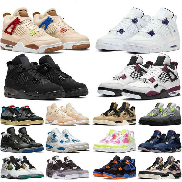 men women basketball shoes 4 4s black cat sail cool grey white oreo bred red thunder pure money trainer sport shoe outdoor athletic sneaker
men women basketball shoes 4 4s black cat sail cool grey white oreo bred red thunder pure money trainer sport shoe outdoor athletic sneaker