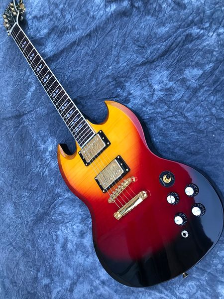 guitar custom limited flame mape sg electric guitar ,gold hardware
guitar custom limited flame mape sg electric guitar ,gold hardware