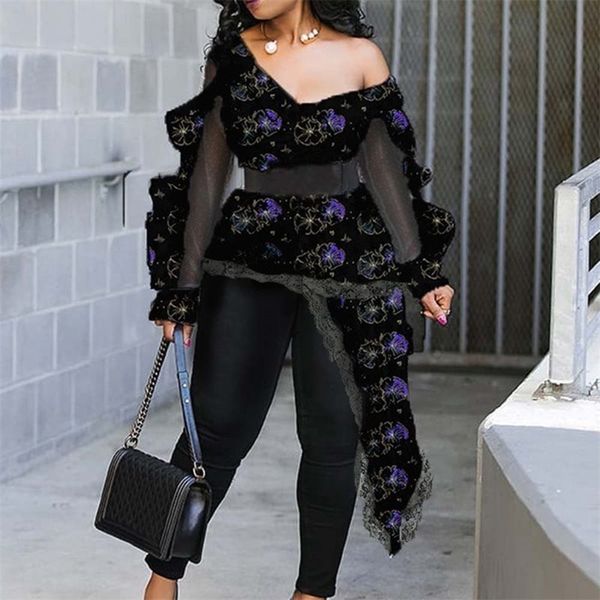 irregual sleeve floral print blouse women 2019 autumn african style blue green female one shoulder blouse shirts t200321, White
irregual sleeve floral print blouse women 2019 autumn african style blue green female one shoulder blouse shirts t200321, White