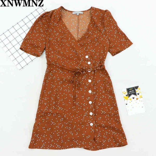 xnwmnz za women chic fashion printed buttonup wrap mini dress vintage v neck short sleeve summer beach female dresses vestidos 210513, Black;gray
xnwmnz za women chic fashion printed buttonup wrap mini dress vintage v neck short sleeve summer beach female dresses vestidos 210513, Black;gray