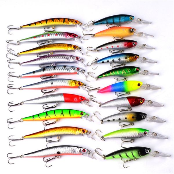 20pcslot mixed 2 models 3d eyes fishing lure bait set kit wobblers fishing isca artificial plastic crankbait treble hooks 201106
20pcslot mixed 2 models 3d eyes fishing lure bait set kit wobblers fishing isca artificial plastic crankbait treble hooks 201106
