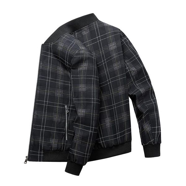 men's jackets 2022 spring jacket casual plaid windbreaker coat men streetwear fashion baseball collar bomber slim outerwear, Black;brown
men's jackets 2022 spring jacket casual plaid windbreaker coat men streetwear fashion baseball collar bomber slim outerwear, Black;brown