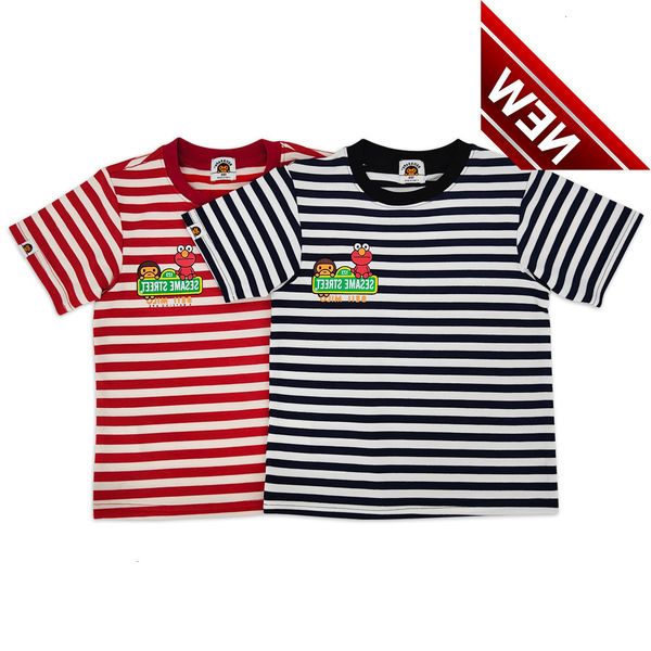 beii & bap fashion brand children's clothing spring and summer cartoon animal print short sleeve medium stripe t-shirt, White;black
beii & bap fashion brand children's clothing spring and summer cartoon animal print short sleeve medium stripe t-shirt, White;black