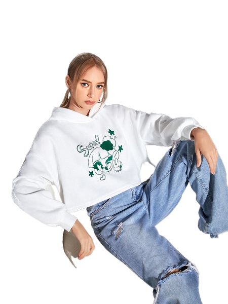 x itzelspixels letter & figure graphic drop shoulder crop hoodie p1nv#, Black
x itzelspixels letter & figure graphic drop shoulder crop hoodie p1nv#, Black