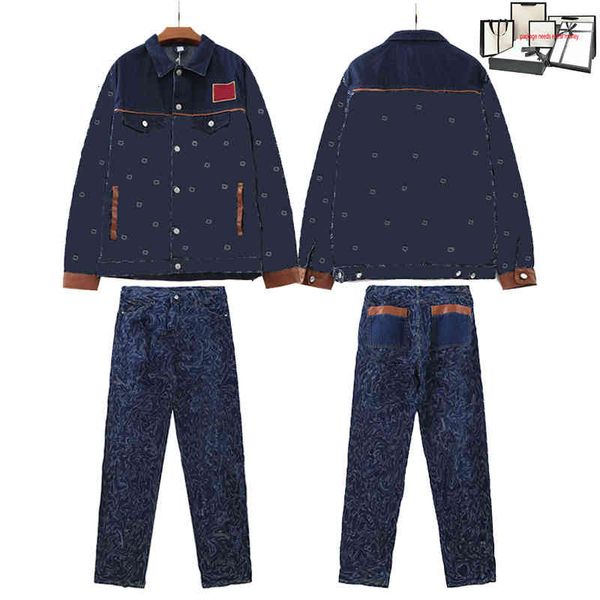 men's tracksuits mens casual fashion letter print jean sets hip hop cowboy jacket + jeans two piece suits classics pocket botton tracks, Gray
men's tracksuits mens casual fashion letter print jean sets hip hop cowboy jacket + jeans two piece suits classics pocket botton tracks, Gray