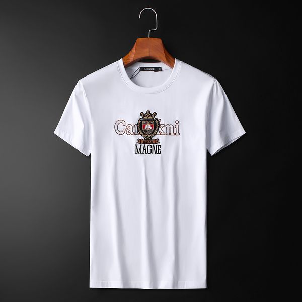 2022 spring pure cotton men's short-sleeved t-shirts diamond printing embroidery slim round neck fashion bottoming shirts, White;black
2022 spring pure cotton men's short-sleeved t-shirts diamond printing embroidery slim round neck fashion bottoming shirts, White;black