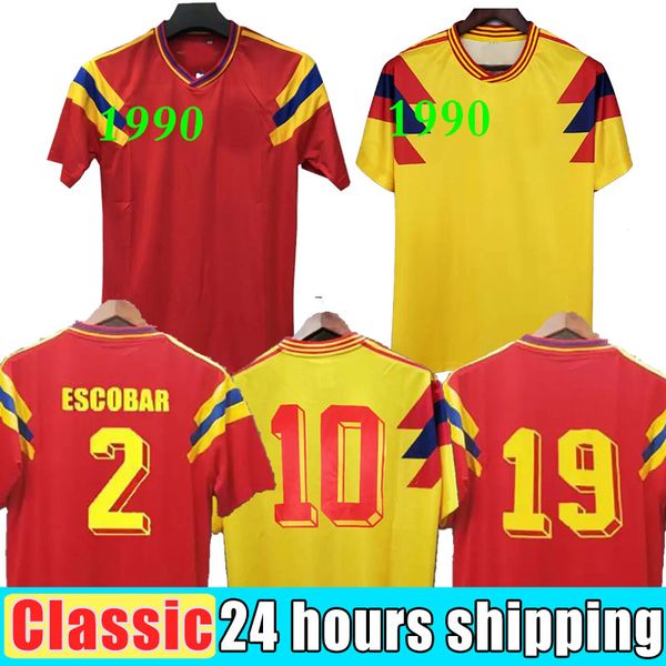 retro classic colombia home away soccer jerseys 1990 guerrero valderrama escobar football shirt yellow, Black;yellow
retro classic colombia home away soccer jerseys 1990 guerrero valderrama escobar football shirt yellow, Black;yellow