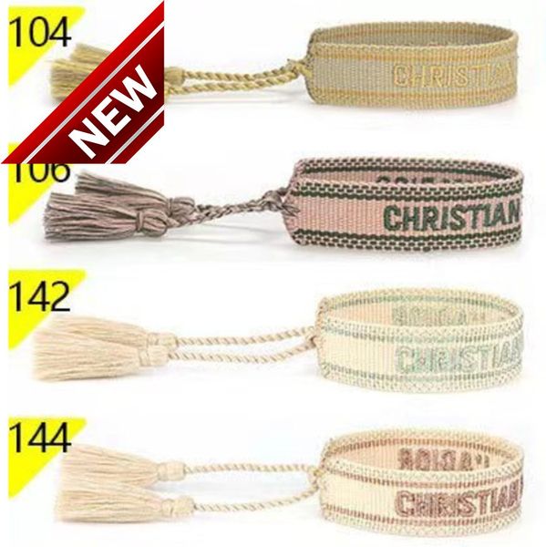 22s sluxury fashion brand embroidery bracelets classic women men bangles friendship charm bangle woven adjustable tassel vintage couple brai, Golden;silver
22s sluxury fashion brand embroidery bracelets classic women men bangles friendship charm bangle woven adjustable tassel vintage couple brai, Golden;silver