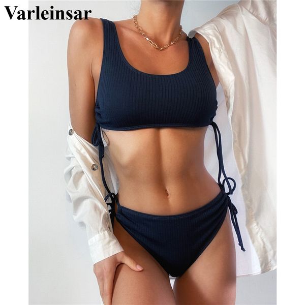 new ribbed lace up bikini women swimwear female swimsuit two-pieces bikini set mid waist bather bathing suit swim lady v2784, White;black
new ribbed lace up bikini women swimwear female swimsuit two-pieces bikini set mid waist bather bathing suit swim lady v2784, White;black