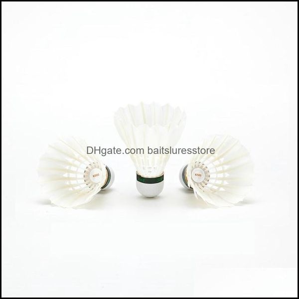12pcs/lot for 500 badminton goose feather shuttlecock speed 77 durable ball training exercise drop delivery 2021 shuttlecocks racquet sports
12pcs/lot for 500 badminton goose feather shuttlecock speed 77 durable ball training exercise drop delivery 2021 shuttlecocks racquet sports
