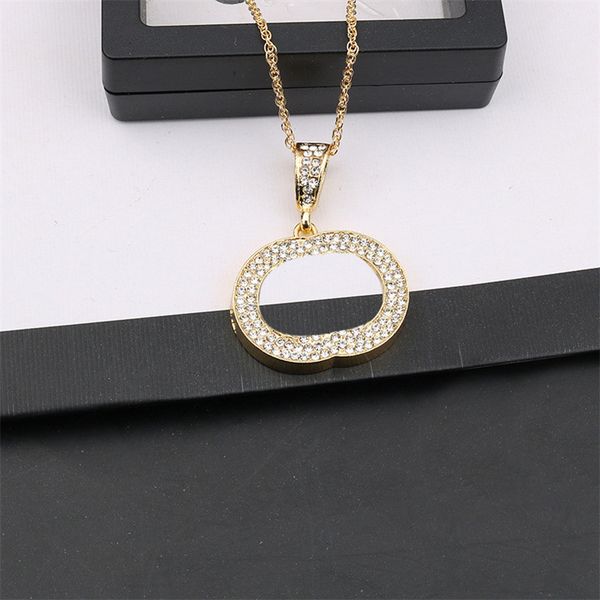 sparkle diamond pendant necklaces double letter designer necklace versatile chain pendants wholesale, Silver
sparkle diamond pendant necklaces double letter designer necklace versatile chain pendants wholesale, Silver