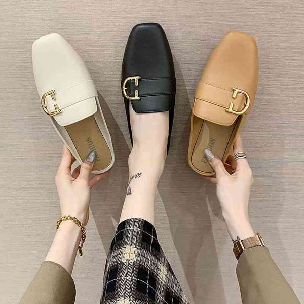 women's sandals summer and autumn new style students outdoor wear lazy muller sho flat heel thick bottom baotou half slippers, Black
women's sandals summer and autumn new style students outdoor wear lazy muller sho flat heel thick bottom baotou half slippers, Black