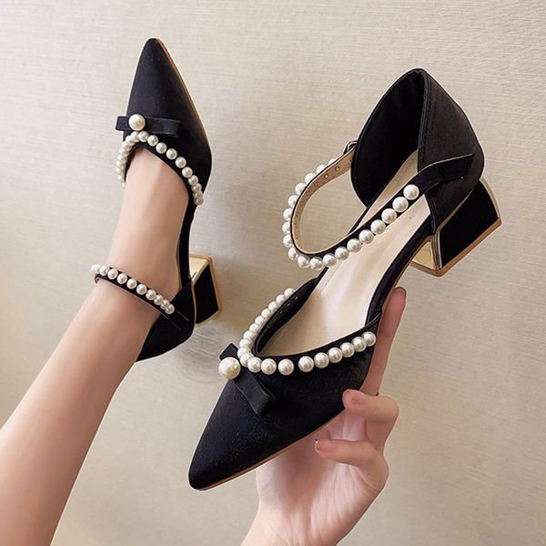 rimocy 2022 summer pearl pumps women pointed toe ankle strap high heels shoes woman med heel elegant bowknot dress shoes ladies, Black
rimocy 2022 summer pearl pumps women pointed toe ankle strap high heels shoes woman med heel elegant bowknot dress shoes ladies, Black