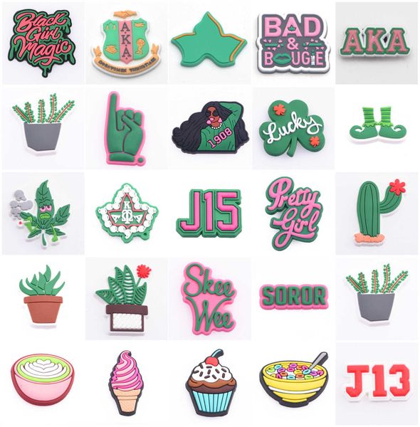 black girls magic croc charms accessories for clogs cute heart cactus nationality for aka shoe decarations kids gifts, White;pink
black girls magic croc charms accessories for clogs cute heart cactus nationality for aka shoe decarations kids gifts, White;pink