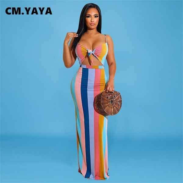 cm.yaya women long dress striped hollow out stretchy night club party vestidos female fashion elegant dresses summer outfit 220516, Black;gray
cm.yaya women long dress striped hollow out stretchy night club party vestidos female fashion elegant dresses summer outfit 220516, Black;gray