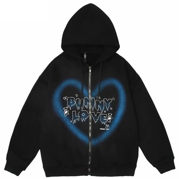 y2k zipup hoodie women hip hop streetwear graffiti heart letter bear print sweatshirt autumn harajuku punk egirl outwear 220809, Black
y2k zipup hoodie women hip hop streetwear graffiti heart letter bear print sweatshirt autumn harajuku punk egirl outwear 220809, Black