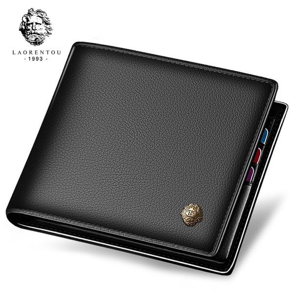 laorentou wallet men 100% genuine leather short wallet vintage cow leather coin purse casual wallets purse standard card holders, Red;black
laorentou wallet men 100% genuine leather short wallet vintage cow leather coin purse casual wallets purse standard card holders, Red;black