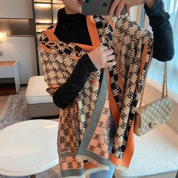 fashion autumn winter scarves pure cashmere thick womens soft tassel brand designer print scarfs luxury womens wool s3065, Blue;gray
fashion autumn winter scarves pure cashmere thick womens soft tassel brand designer print scarfs luxury womens wool s3065, Blue;gray