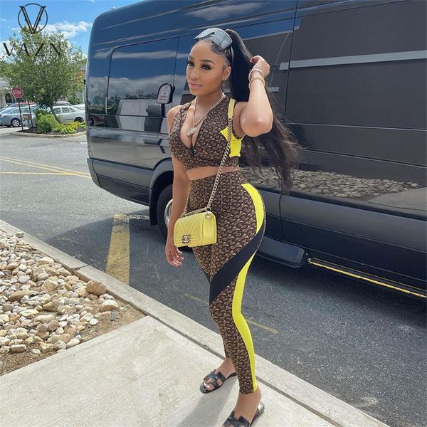 vazn 2021 early autumn style young tracksuits high street mini tank long pants skinny women 2 piece set, Gray
vazn 2021 early autumn style young tracksuits high street mini tank long pants skinny women 2 piece set, Gray