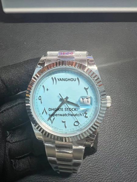 bp factory mens watch 126334 new blue face movement automatic mechanical 41mm business wristwatches life waterproof stainless steel wristwat, Slivery;brown
bp factory mens watch 126334 new blue face movement automatic mechanical 41mm business wristwatches life waterproof stainless steel wristwat, Slivery;brown