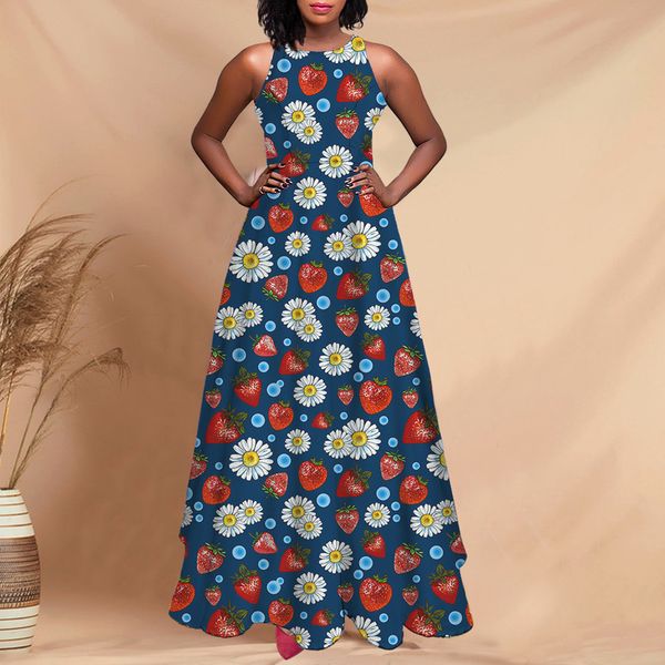 noisydesigns women dress long elegant party prom blue pink strawberry maxi bohemian sundresses robe rouge plus size xl 220627, Black;gray
noisydesigns women dress long elegant party prom blue pink strawberry maxi bohemian sundresses robe rouge plus size xl 220627, Black;gray