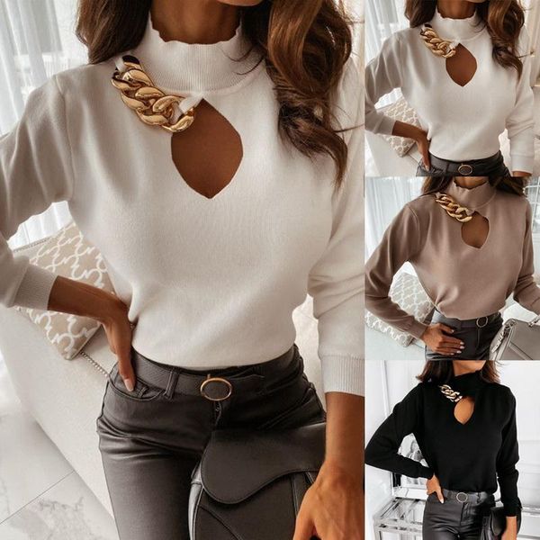women's blouses & shirts women hollow out slim fit long sleeve casual turtleneck shirt solid black white yellow button blouse chai
women's blouses & shirts women hollow out slim fit long sleeve casual turtleneck shirt solid black white yellow button blouse chai