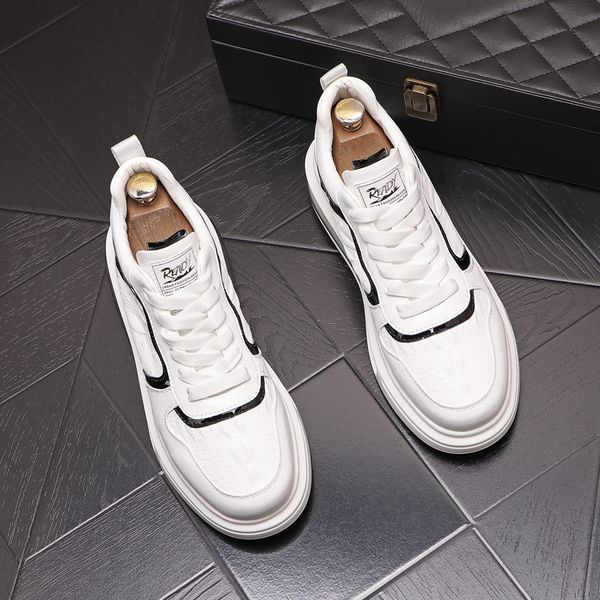fashion classic wedding dress party casual shoes spring air cushion leather sports casual sneakers round toe vulcanized men's non-slip, Black
fashion classic wedding dress party casual shoes spring air cushion leather sports casual sneakers round toe vulcanized men's non-slip, Black