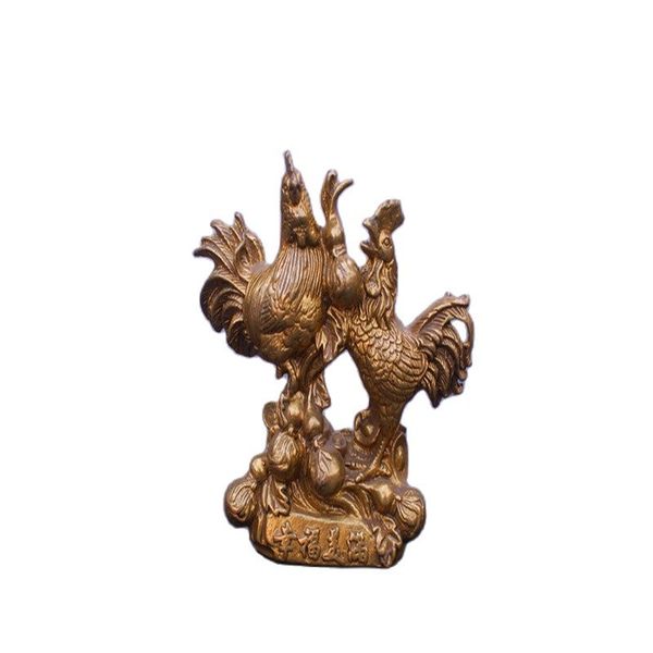 china old brass statue lucky chicken copper statue, Black
china old brass statue lucky chicken copper statue, Black