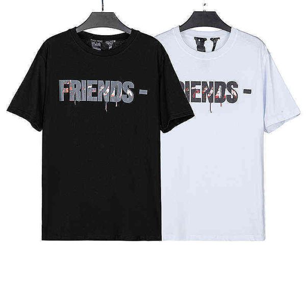 version high fashion big v tee high street hip hop print loose cotton men's and women's short sleeved t-shirt, White;black
version high fashion big v tee high street hip hop print loose cotton men's and women's short sleeved t-shirt, White;black