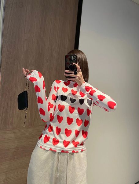 women's t-shirt designer chaopai 22 early spring new love printing round neck long sleeve short t-shirt women's design sense inner, White
women's t-shirt designer chaopai 22 early spring new love printing round neck long sleeve short t-shirt women's design sense inner, White