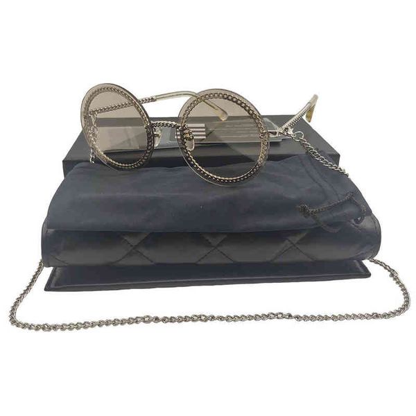 luxury chain round sunglasses vintage gold alloy women sunglases glasses brand designer steampunk rimless glasses, White;black
luxury chain round sunglasses vintage gold alloy women sunglases glasses brand designer steampunk rimless glasses, White;black