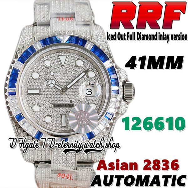 rrf latest ew126619 a2836 automatic mens watch tw116619 bl116659 blue/white square diamonds bezel 41m 904l steel iced out diamond bracelet e, Slivery;brown
rrf latest ew126619 a2836 automatic mens watch tw116619 bl116659 blue/white square diamonds bezel 41m 904l steel iced out diamond bracelet e, Slivery;brown