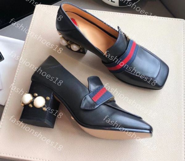 star's pearl middle heel thick heel square head retro leather women ladies womens wedding shoes for high heels soft leather women', Black
star's pearl middle heel thick heel square head retro leather women ladies womens wedding shoes for high heels soft leather women', Black