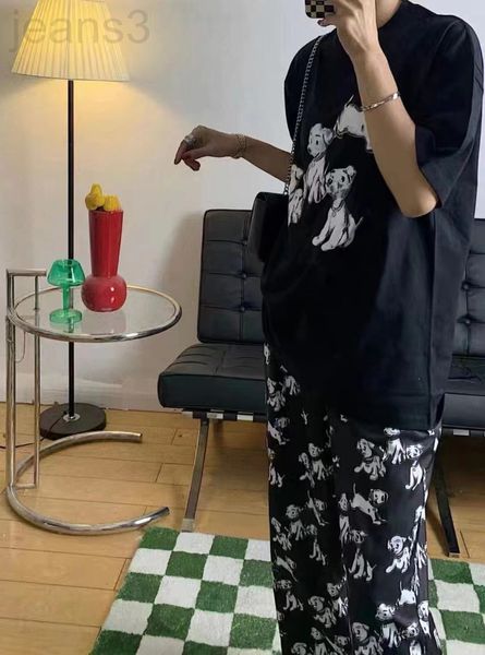 women's t-shirt designer ce home 2022 spring and summer fashion cartoon dog print short sleeve cotton t-shirt loose versatile backing 3, White
women's t-shirt designer ce home 2022 spring and summer fashion cartoon dog print short sleeve cotton t-shirt loose versatile backing 3, White