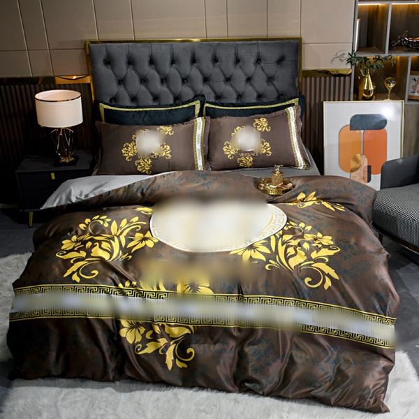 luxury designer bedding sets 4pcs/set pattern printed king size silk duvet cover summer bed sheet fashion pillowcases
luxury designer bedding sets 4pcs/set pattern printed king size silk duvet cover summer bed sheet fashion pillowcases