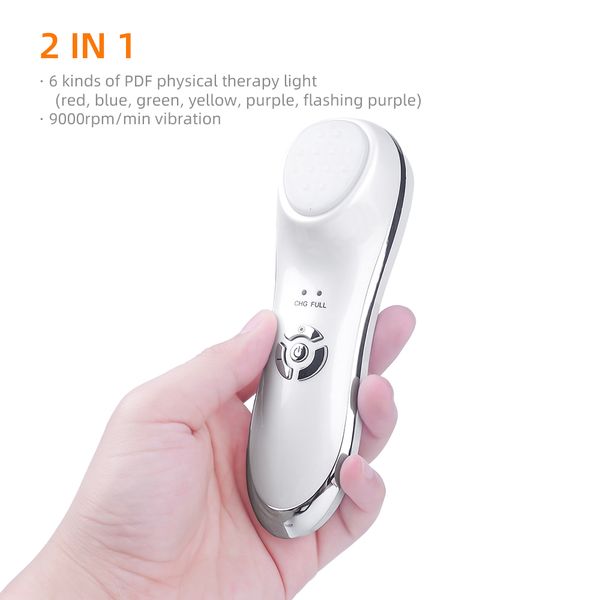 2in 1 6 colors led pn therapy beauty device face tighten lifting whitening anti-aging acne vibration facial massagernew
2in 1 6 colors led pn therapy beauty device face tighten lifting whitening anti-aging acne vibration facial massagernew