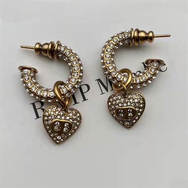 80% off outlets pair half circle love full diamond letter earrings female made old heart-shaped, Golden
80% off outlets pair half circle love full diamond letter earrings female made old heart-shaped, Golden