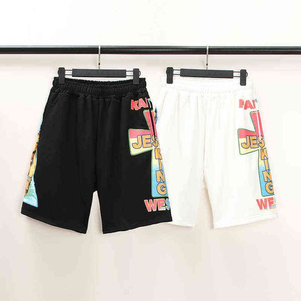 shorts king jesus color cross print peripheral tour street hip hop terry cotton shortst220721, White;black
shorts king jesus color cross print peripheral tour street hip hop terry cotton shortst220721, White;black