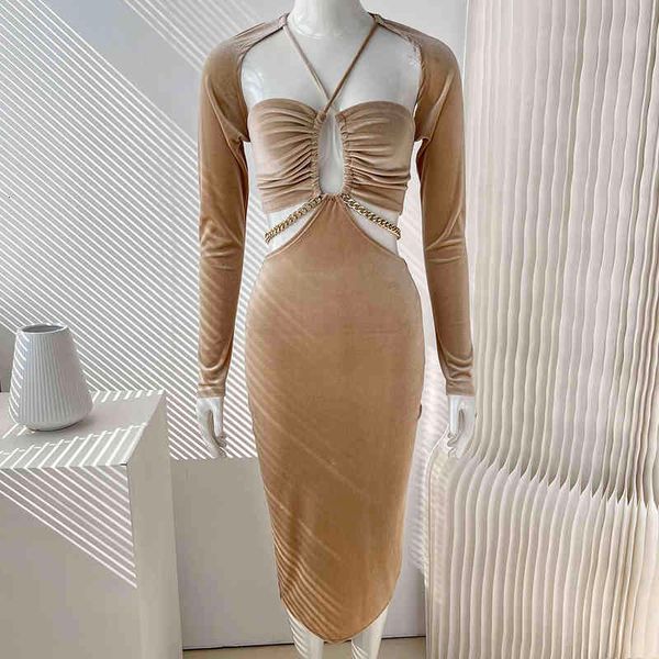 casual dresses foreign trade original single french velvet strapless lace up dress hollow waist chain design dress, Black;gray
casual dresses foreign trade original single french velvet strapless lace up dress hollow waist chain design dress, Black;gray