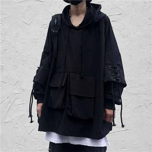 houzhou techwear black hooded sweatshirts men's hoodies goth darkwear gothic clothes punk clothing japanese streetwear hip hop 220406
houzhou techwear black hooded sweatshirts men's hoodies goth darkwear gothic clothes punk clothing japanese streetwear hip hop 220406