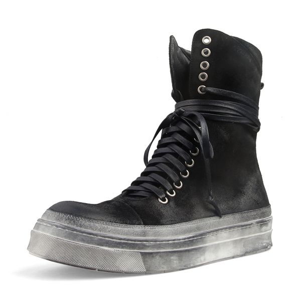 customize plus size men boots ro retro lime shoes dirty shoe handmade high-sneakers, Black
customize plus size men boots ro retro lime shoes dirty shoe handmade high-sneakers, Black