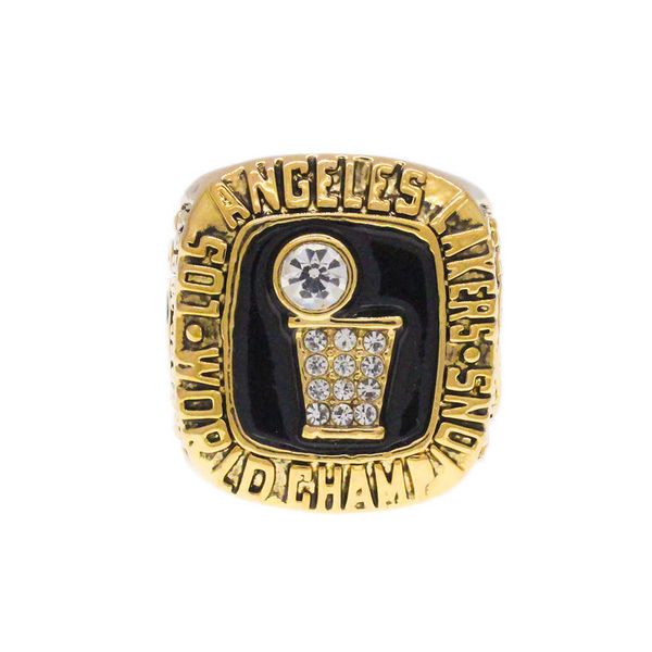 nba1985 lakers championship ring alloy paint inlaid diamond stainless steel, Silver
nba1985 lakers championship ring alloy paint inlaid diamond stainless steel, Silver