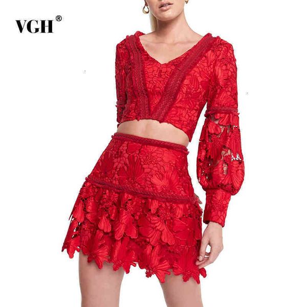 patchwork hollow out red two piece set for women lantern long sleeve shirts high waist skirt party sets fashion 210507, White
patchwork hollow out red two piece set for women lantern long sleeve shirts high waist skirt party sets fashion 210507, White