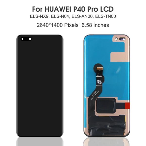 for huawei p40 pro lcd display with frame 6.58" p40 pro els-nx9 els-n04 lcd display touch screen panel parts
for huawei p40 pro lcd display with frame 6.58" p40 pro els-nx9 els-n04 lcd display touch screen panel parts
