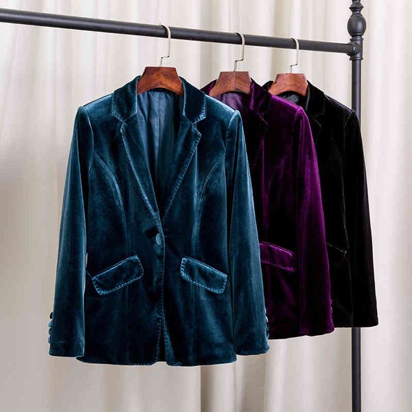 women's suits blazers design sense of niche premium purple jijin velvet suit coat women winter thickened autumn and, White;black
women's suits blazers design sense of niche premium purple jijin velvet suit coat women winter thickened autumn and, White;black