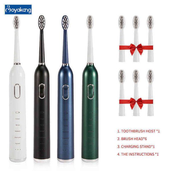 toothbrush boyakang sonic electric toothbrush ipx7 waterproof wireless charging dupont bristles smart timing gift 0315
toothbrush boyakang sonic electric toothbrush ipx7 waterproof wireless charging dupont bristles smart timing gift 0315