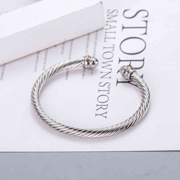 jewelry twisted wire bracelet charm bangle gold sliver round head bracelets women fashion versatile platinum plated hemp trend 65w7, Golden;silver
jewelry twisted wire bracelet charm bangle gold sliver round head bracelets women fashion versatile platinum plated hemp trend 65w7, Golden;silver
